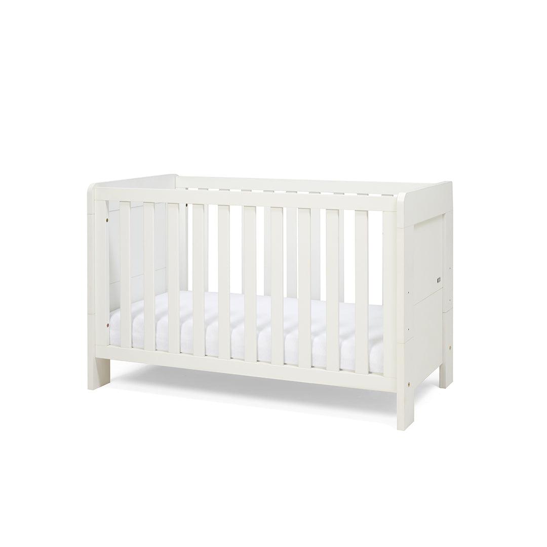 Tutti Bambini Essentials Alba Mini Cot Bed - White-Cot Beds-White- | Natural Baby Shower