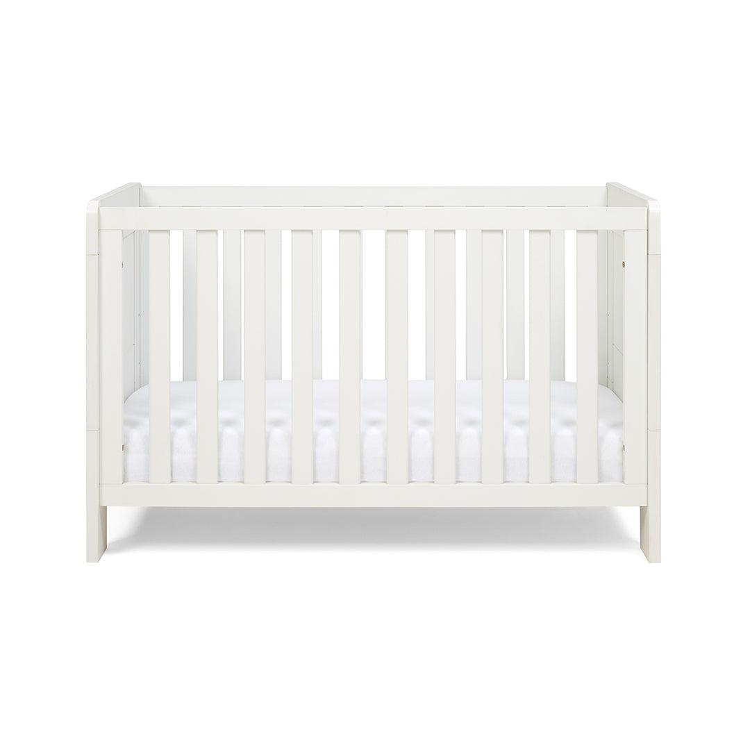 Tutti Bambini Essentials Alba Mini Cot Bed - White-Cot Beds-White- | Natural Baby Shower