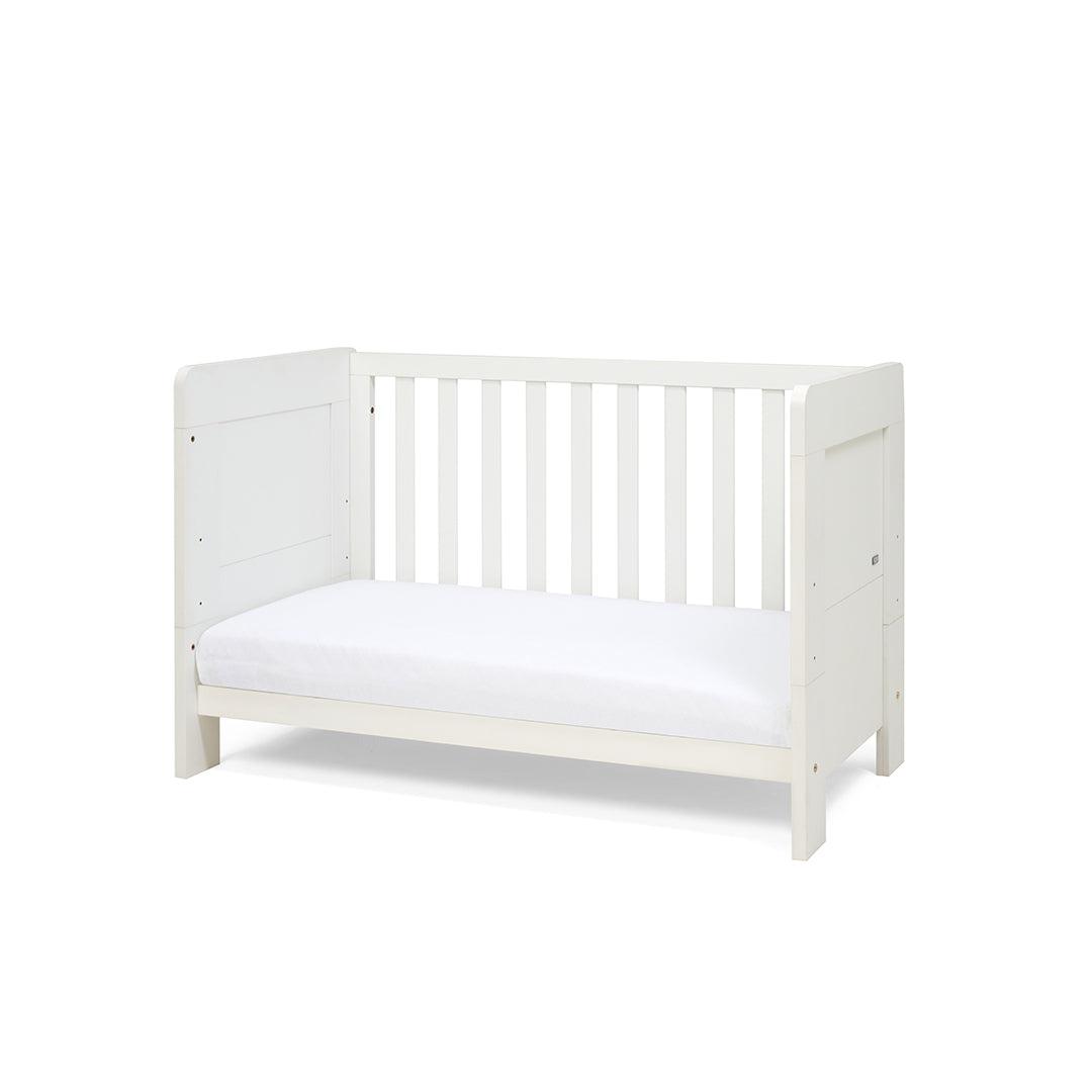 Tutti Bambini Essentials Alba Mini Cot Bed - White-Cot Beds-White- | Natural Baby Shower