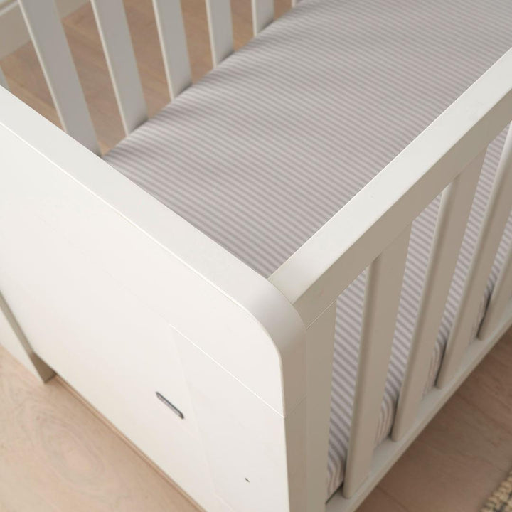 Tutti Bambini Essentials Alba Mini Cot Bed - White-Cot Beds-White- | Natural Baby Shower