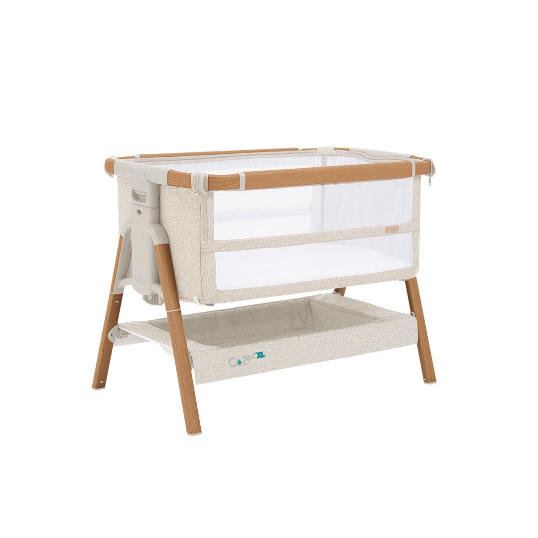 Tutti Bambini CoZee XL Bedside Crib & Cot - Scandinavian Walnut/Ecru-Bedside Cribs-Scandinavian Walnut/Ecru- | Natural Baby Shower