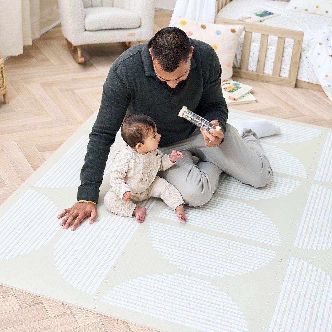 Tutti Bambini Infinity Baby Playmat Orbital - Oatmeal-Play Mats-Oatmeal- | Natural Baby Shower