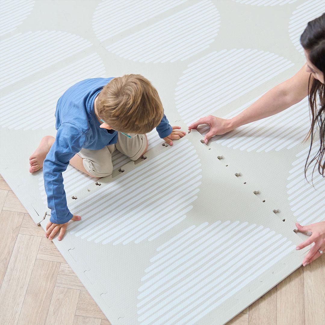 Tutti Bambini Infinity Baby Playmat Orbital - Oatmeal-Play Mats-Oatmeal- | Natural Baby Shower