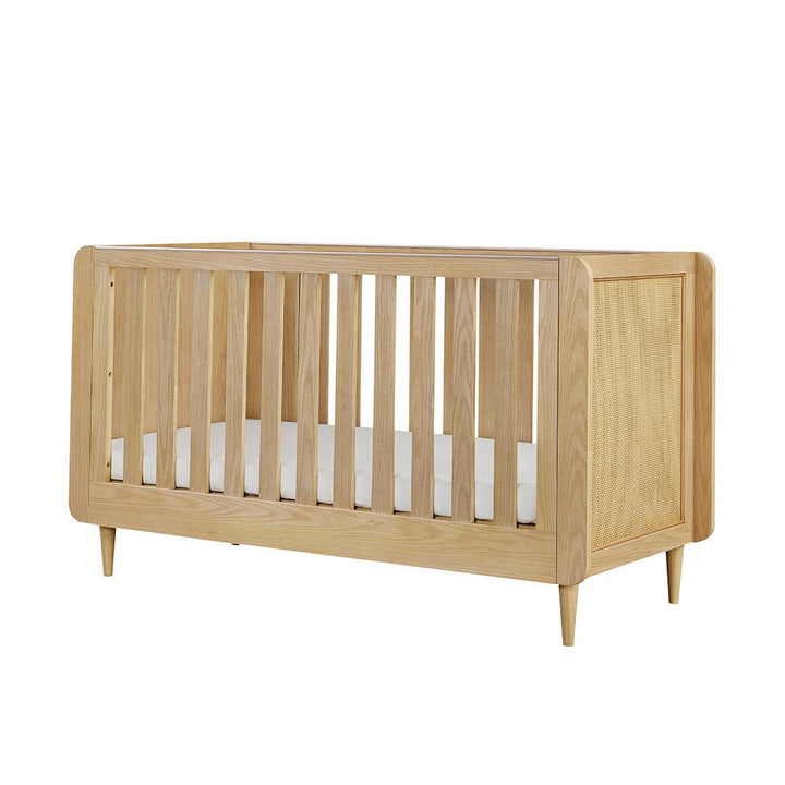 Tutti Bambini Japandi Cot Bed - Light Oak-Cot Beds-Light Oak-No Mattress | Natural Baby Shower