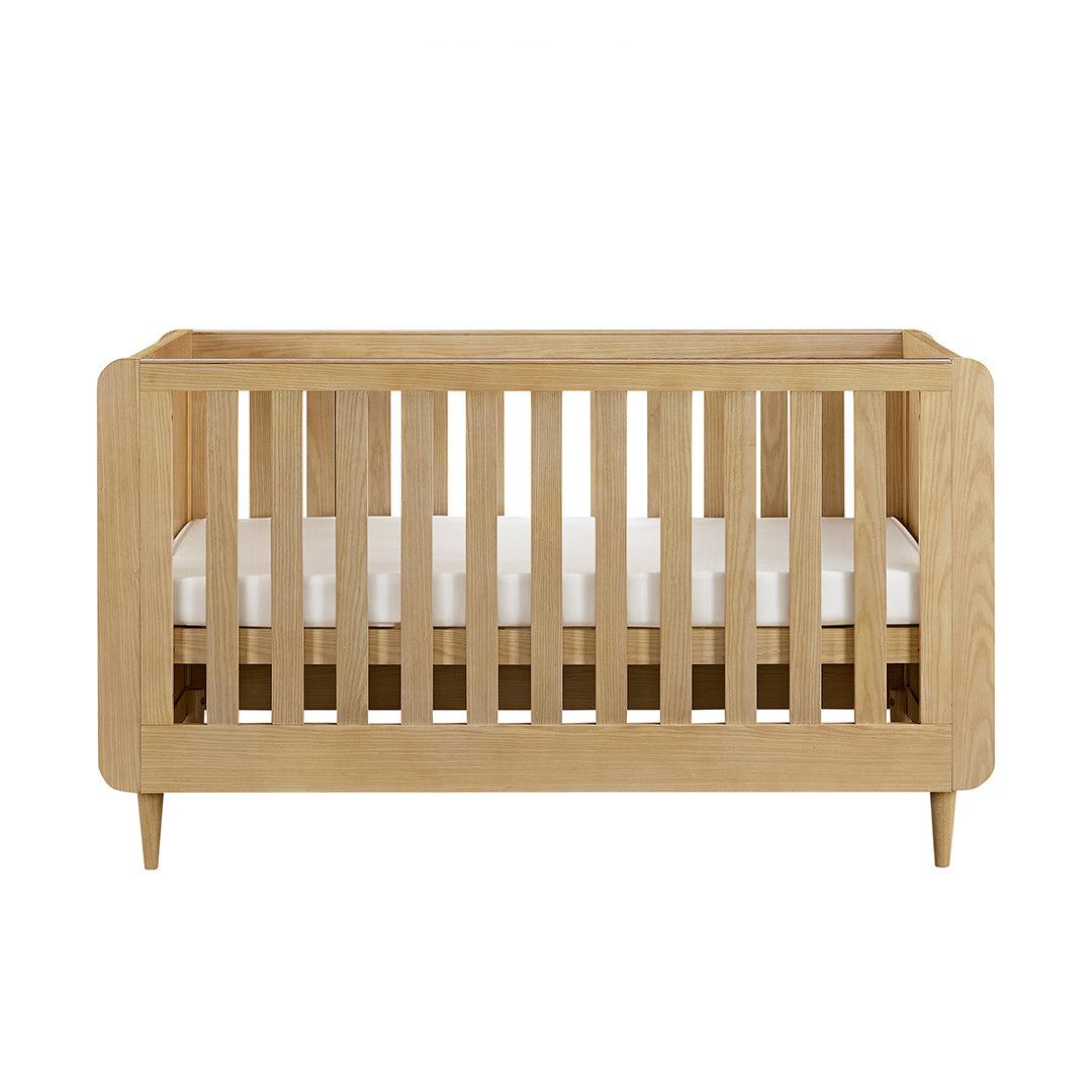 Tutti Bambini Japandi Cot Bed - Light Oak-Cot Beds-Light Oak-No Mattress | Natural Baby Shower