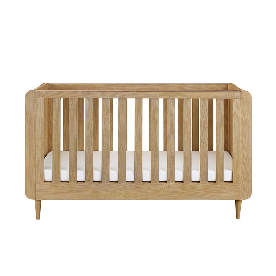 Tutti Bambini Japandi Cot Bed - Light Oak-Cot Beds-Light Oak-No Mattress | Natural Baby Shower