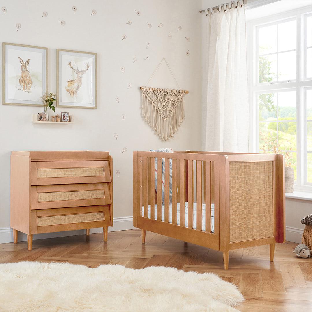 Tutti Bambini Japandi Chest Changer - Light Oak-Chests-Light Oak- | Natural Baby Shower