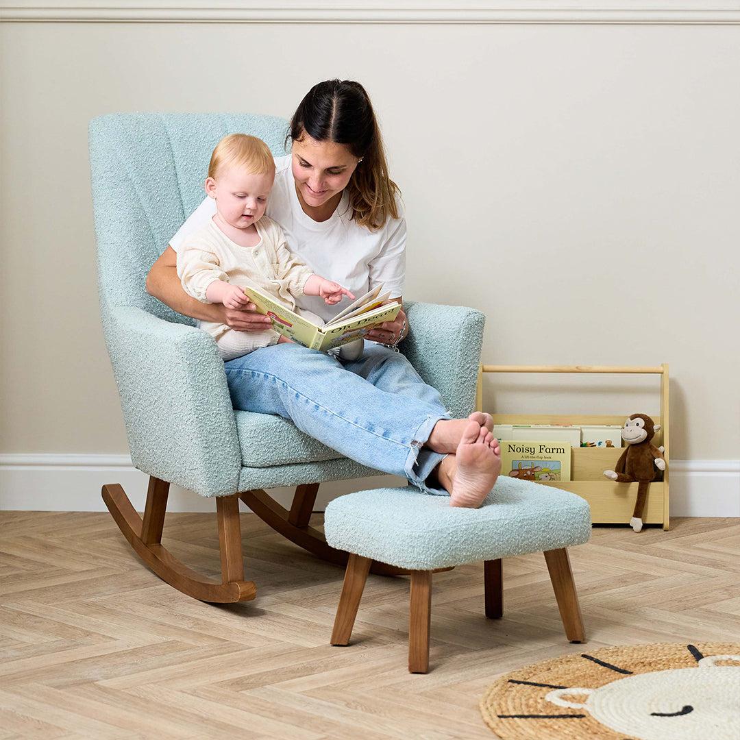 Tutti Bambini Jonah Luxe Feeding Chair - Ocean Stone-Feeding Chairs-Ocean Stone- | Natural Baby Shower