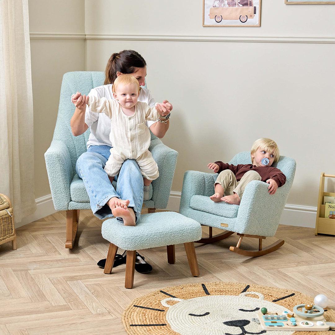 Tutti Bambini Jonah Luxe Feeding Chair - Ocean Stone-Feeding Chairs-Ocean Stone- | Natural Baby Shower