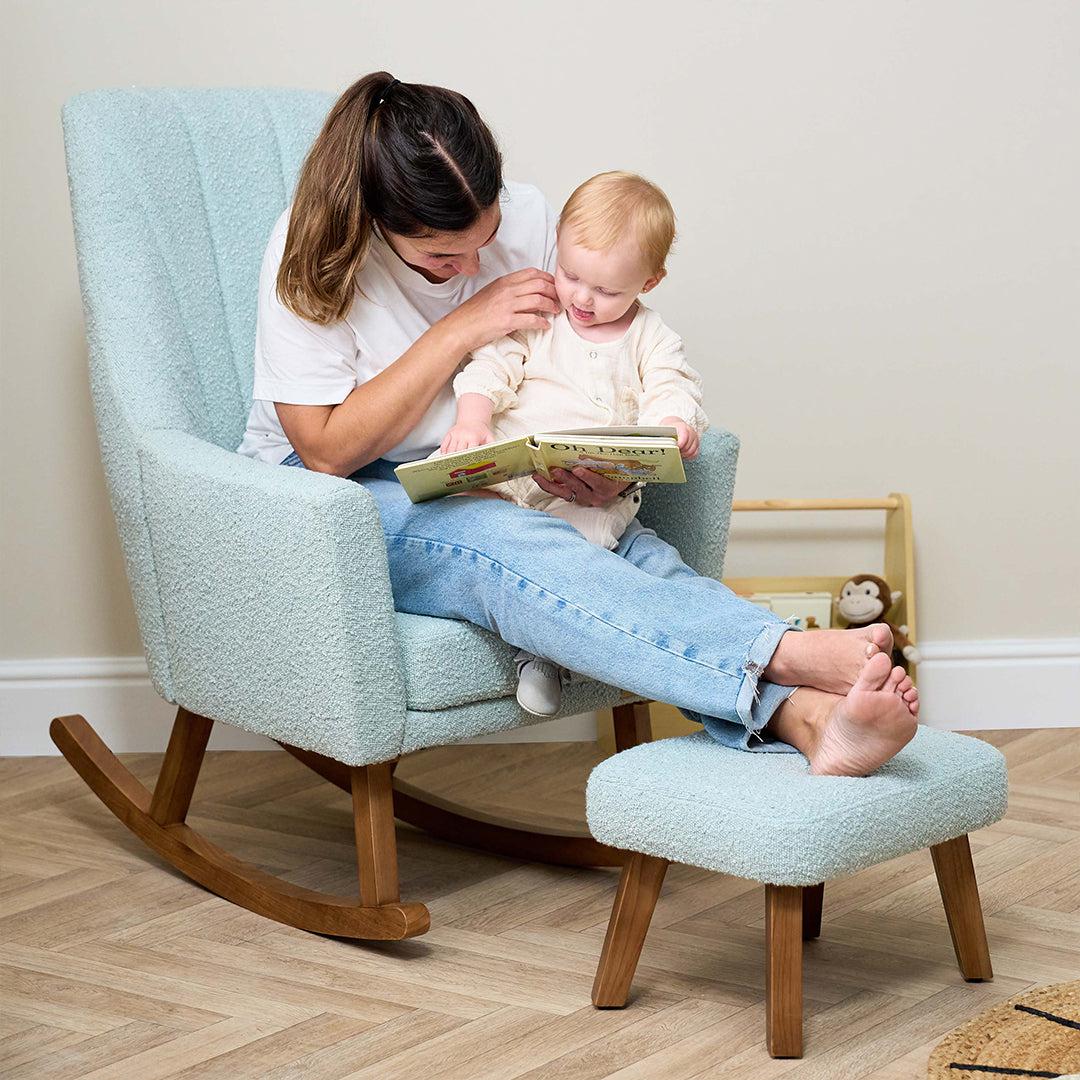 Tutti Bambini Jonah Luxe Feeding Chair - Ocean Stone-Feeding Chairs-Ocean Stone- | Natural Baby Shower