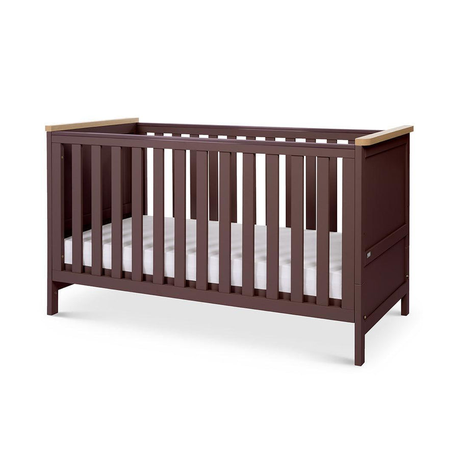 Tutti Bambini Misha Cot Bed - Mulberry/Golden Oak-Cot Beds-Multberry/Golden Oak-No Mattress | Natural Baby Shower