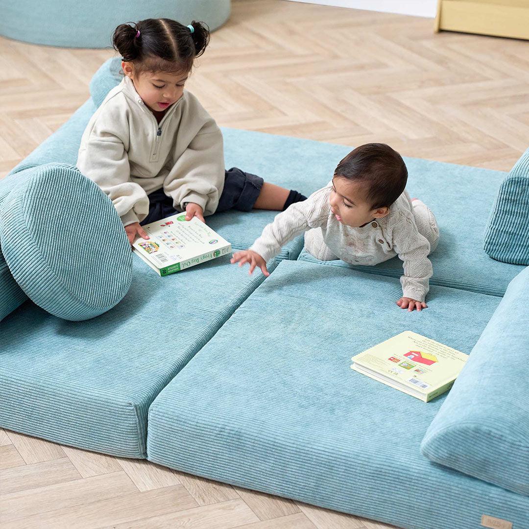 Tutti Bambini Playrama Montessori Kids Play Sofa - Ocean Stone-Tables + Seating-Ocean Stone-One Size | Natural Baby Shower