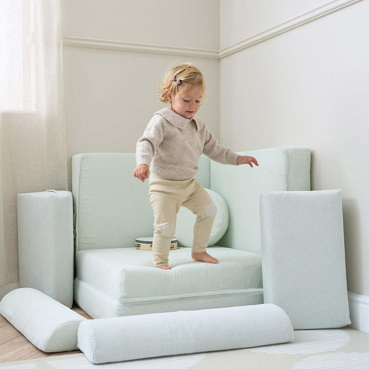 Tutti Bambini Playrama Montessori Kids Play Sofa - Sea Mist-Tables + Seating-Sea Mist-One Size | Natural Baby Shower