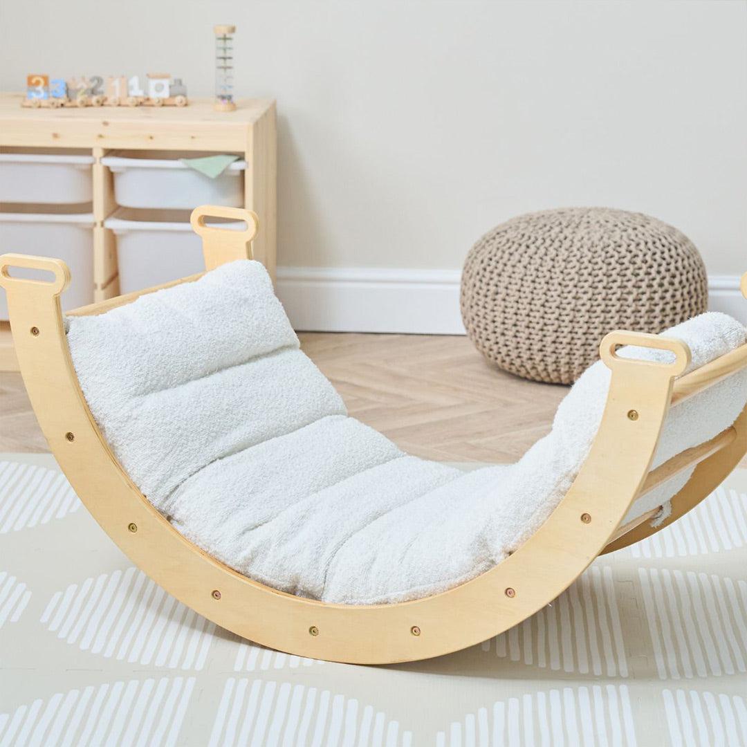 Tutti Bambini Scala Montessori Pikler Rocking Frame Cushion - Natural-Baby Bouncer Cushions-Natural-One Size | Natural Baby Shower