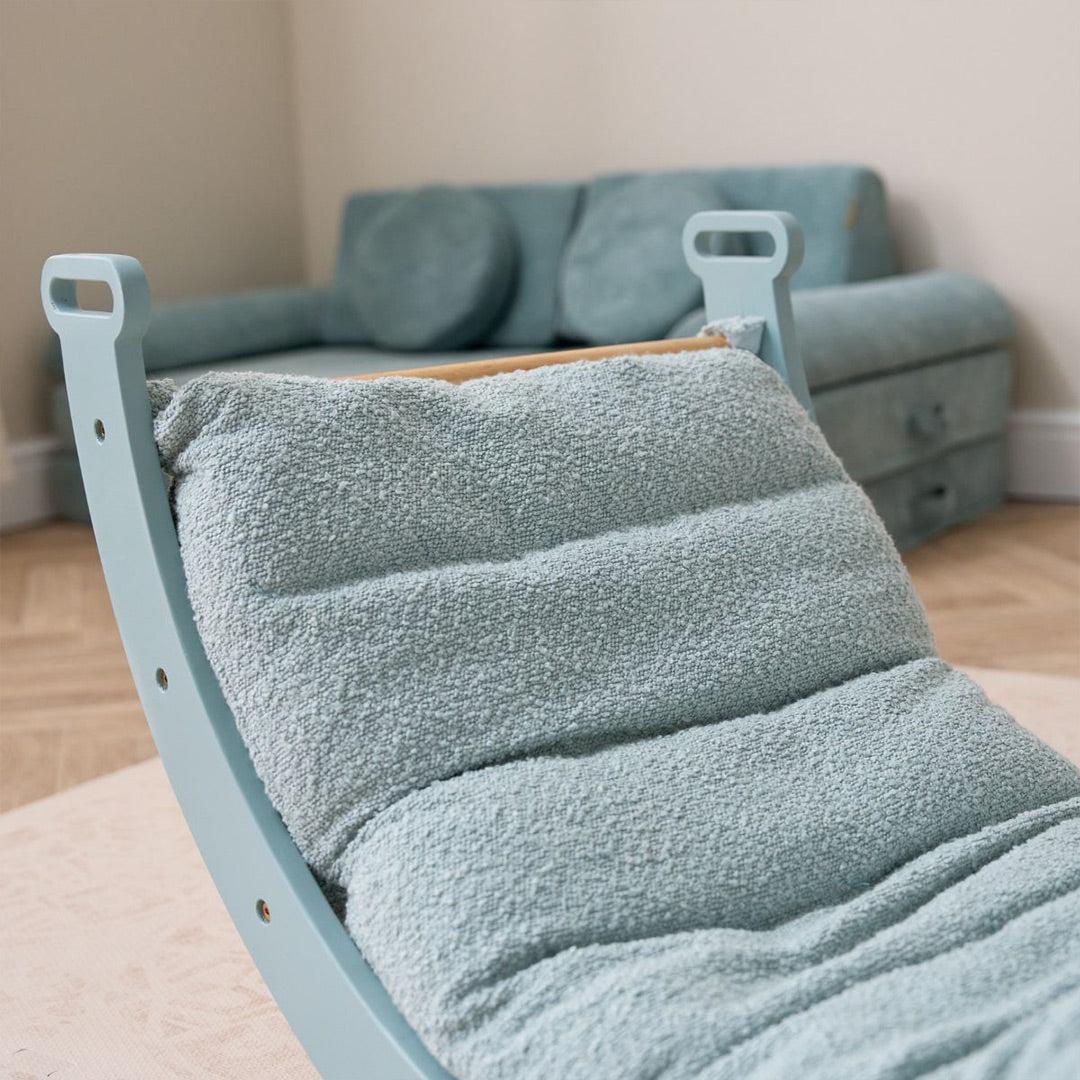 Tutti Bambini Scala Montessori Pikler Rocking Frame Cushion - Ocean Stone-Baby Bouncer Cushions-Ocean Stone-One Size | Natural Baby Shower