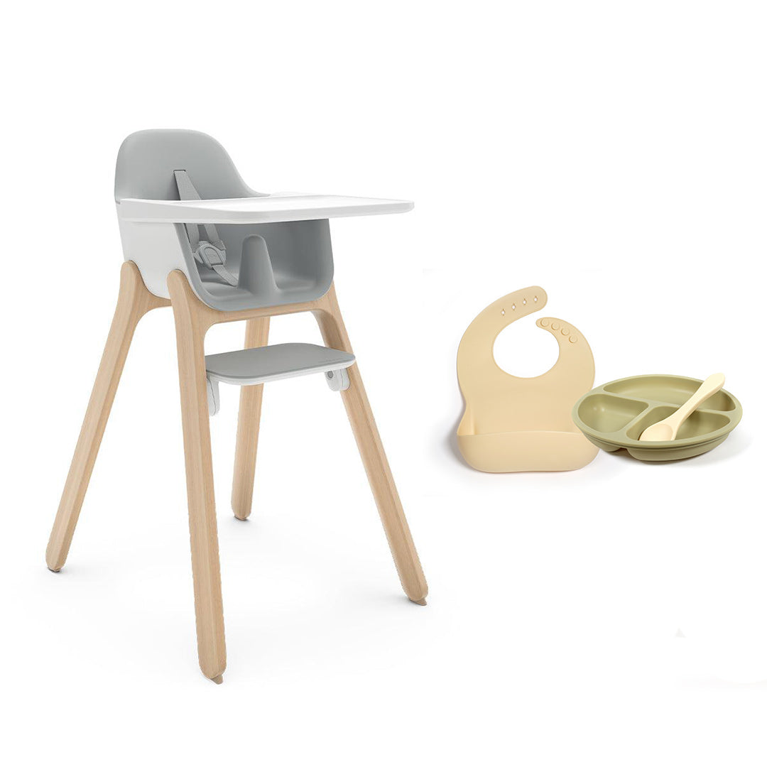 UPPABaby Ciro Highchair - Chloe-Highchairs-Chloe-With Mealtime Set | Natural Baby Shower