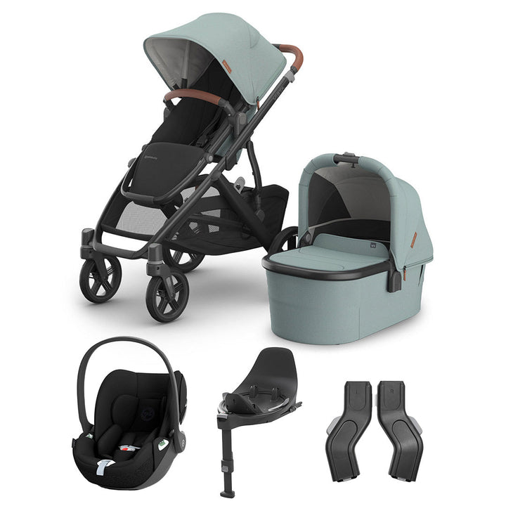 UPPAbaby Vista V3 Cloud T Travel System - Kenzi-Travel Systems-No Base- | Natural Baby Shower