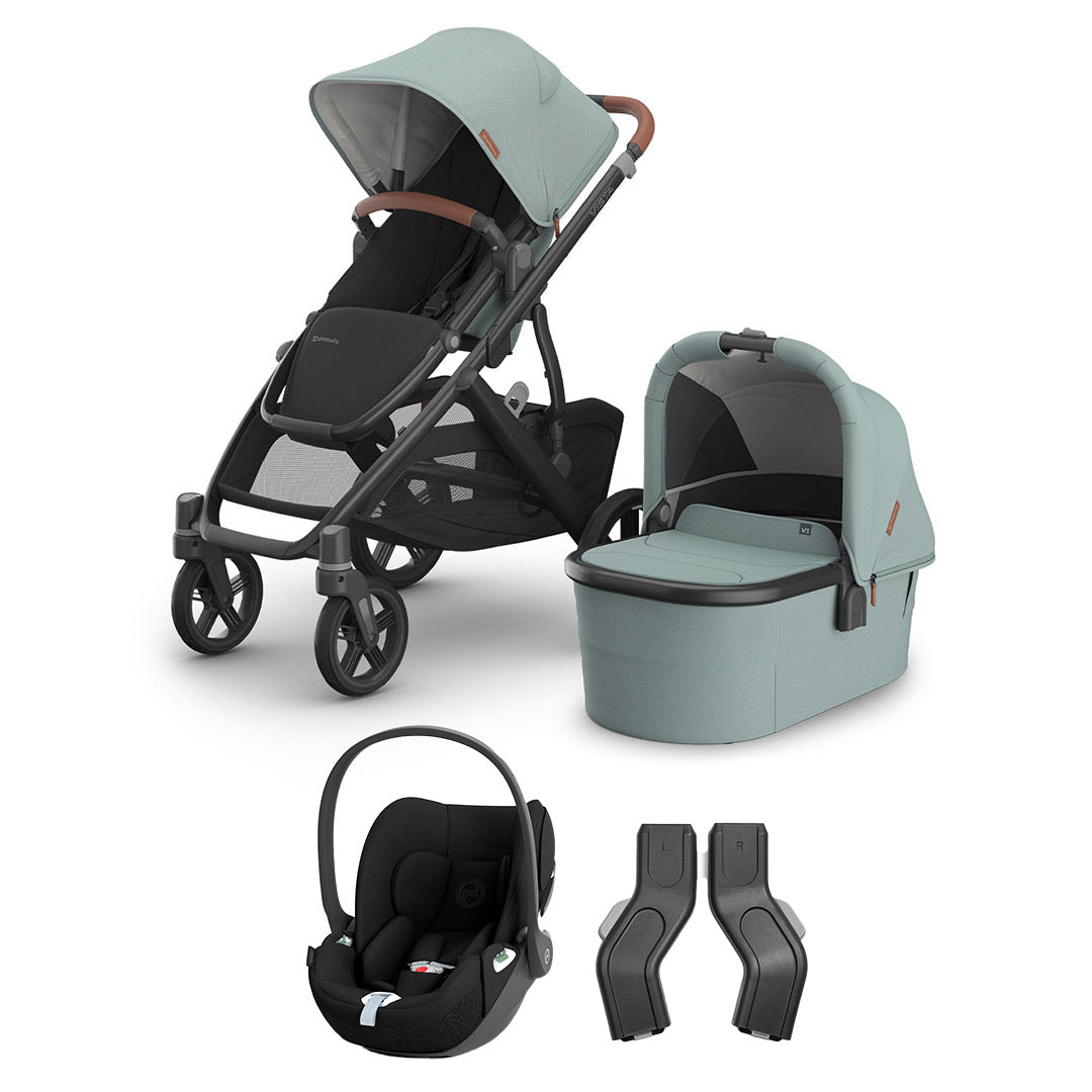 UPPAbaby Vista V3 Cloud T Travel System - Kenzi-Travel Systems-No Base- | Natural Baby Shower