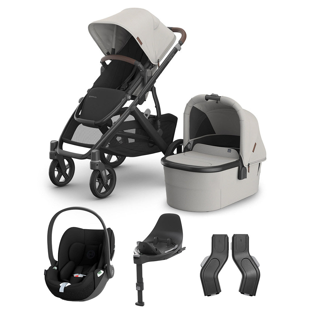 UPPAbaby Vista V3 Cloud T Travel System - Savannah-Travel Systems-No Base- | Natural Baby Shower