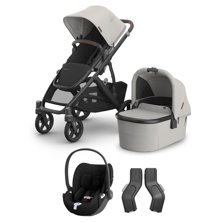 UPPAbaby Vista V3 Cloud T Travel System - Savannah-Travel Systems-No Base- | Natural Baby Shower