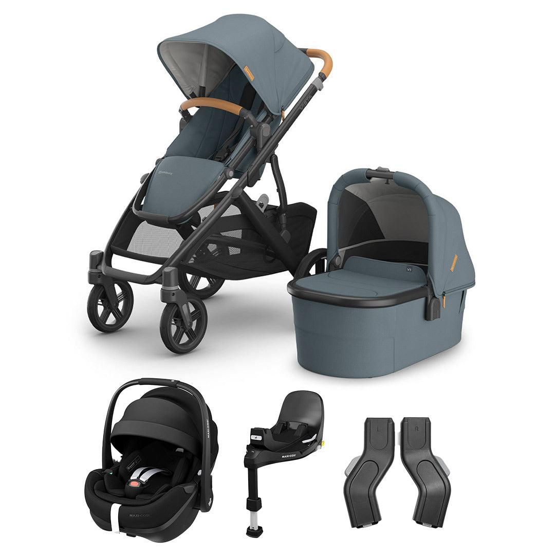 UPPAbaby Vista V3 + Pebble 360 Pro 2 Travel System - Dillan-Travel Systems-No Base- | Natural Baby Shower