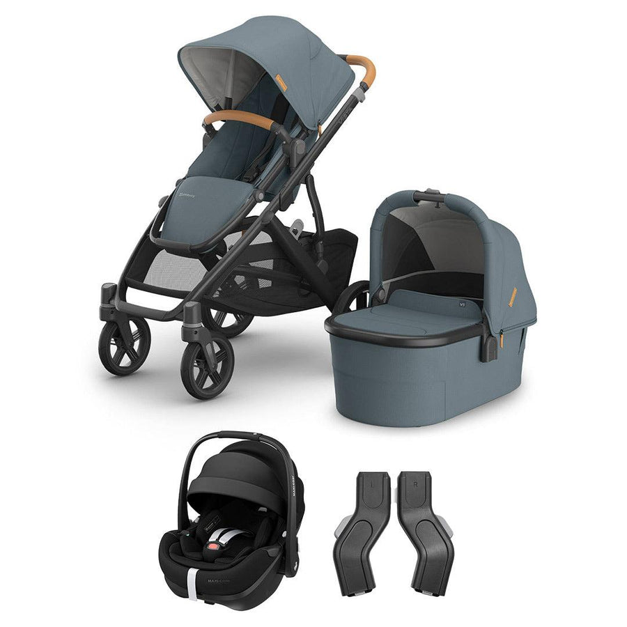 UPPAbaby Vista V3 + Pebble 360 Pro 2 Travel System - Dillan-Travel Systems-No Base- | Natural Baby Shower