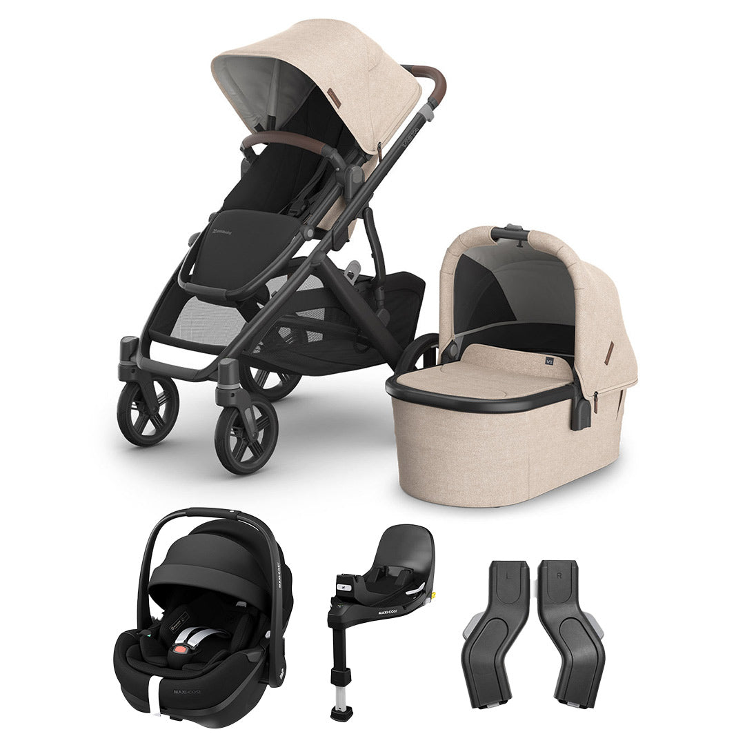 UPPAbaby Vista V3 + Pebble 360 Pro 2 Travel System - Liam-Travel Systems-No Base- | Natural Baby Shower