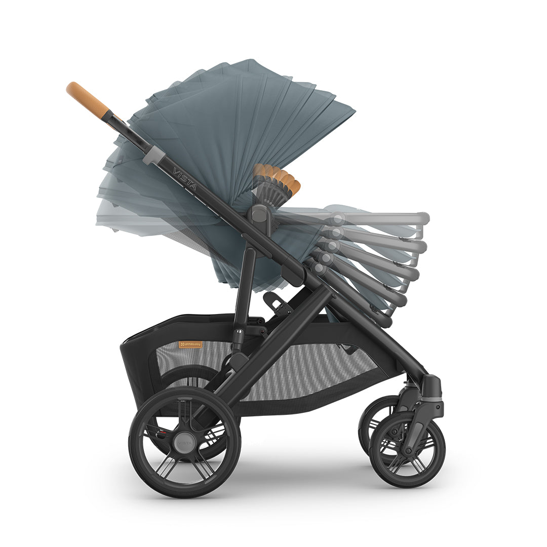 UPPAbaby Vista V3 Pushchair - Dillan - Stone Blue-Strollers-Dillan- | Natural Baby Shower