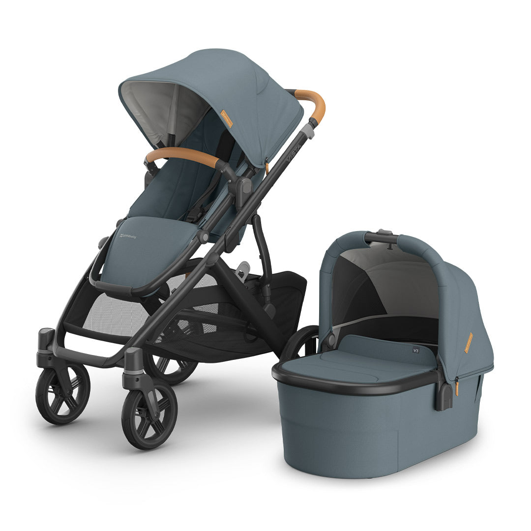 UPPAbaby Vista V3 Pushchair - Dillan - Stone Blue