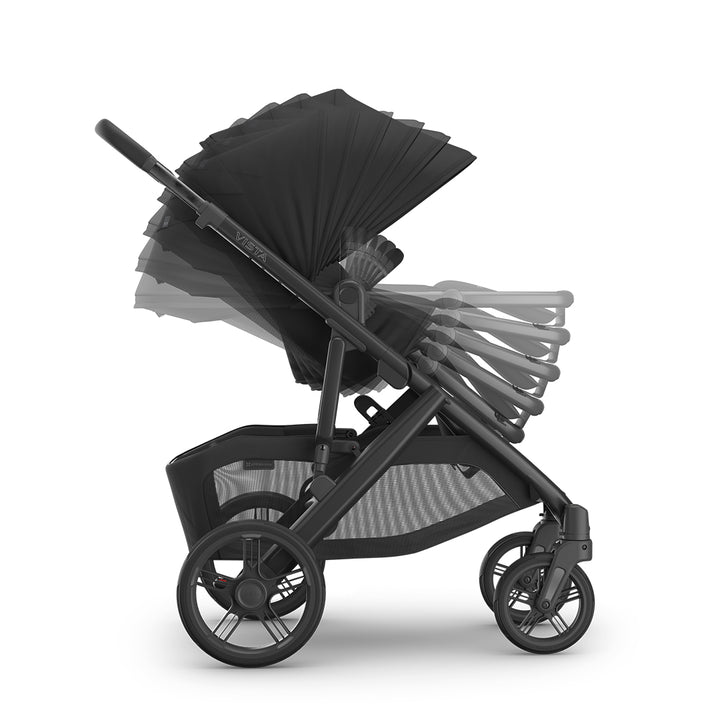 UPPAbaby Vista V3 Pushchair - Jake - Black-Strollers-Jake- | Natural Baby Shower