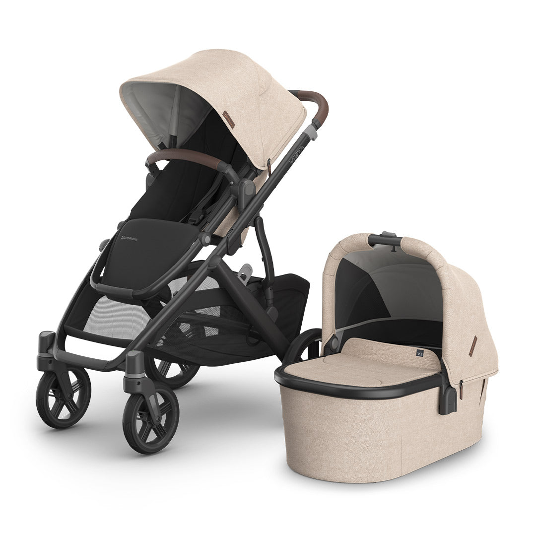 UPPAbaby Vista V3 Pushchair - Liam - Oat Melange-Strollers-Liam- | Natural Baby Shower