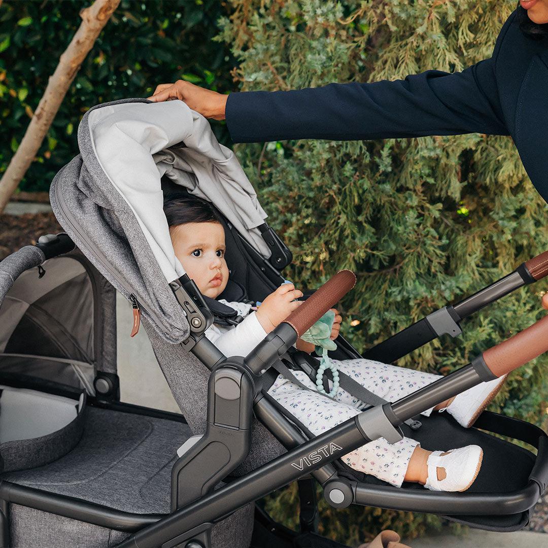 UPPAbaby Vista V3 + Pebble 360 Pro 2 Travel System - Dillan-Travel Systems-No Base- | Natural Baby Shower