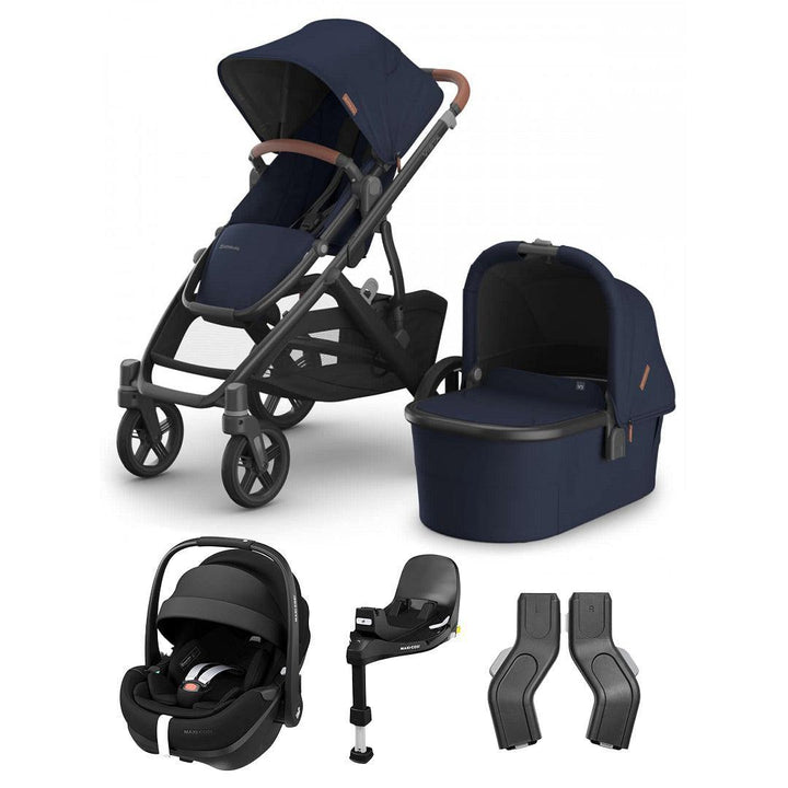 UPPAbaby Vista V3 + Pebble 360 Pro 2 Travel System-Travel Systems-Noa-With Base | Natural Baby Shower