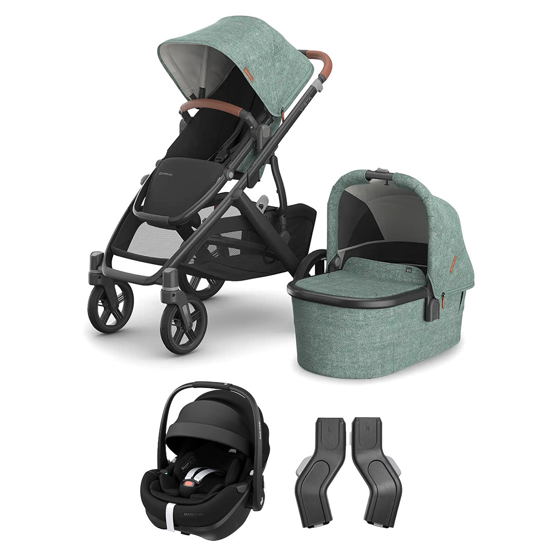 UPPAbaby Vista V3 + Pebble 360 Pro 2 Travel System-Travel Systems-Gwen-No Base | Natural Baby Shower