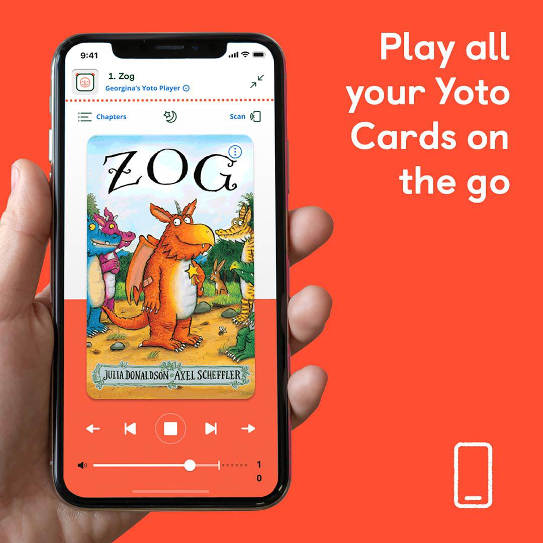 Yoto Mini Player + Zog And Friends Collection Bundle - 2024-Audio Players-No Headphones- | Natural Baby Shower