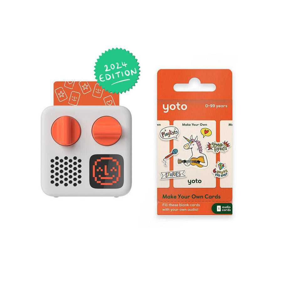 Yoto Mini Player + Make Your Own Cards Bundle - 2024-Audio Players-No Headphones- | Natural Baby Shower