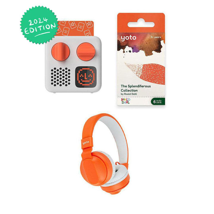 Yoto Mini Player + The Splendiferous Collection Bundle - 2024-Audio Players-With Headphones- | Natural Baby Shower