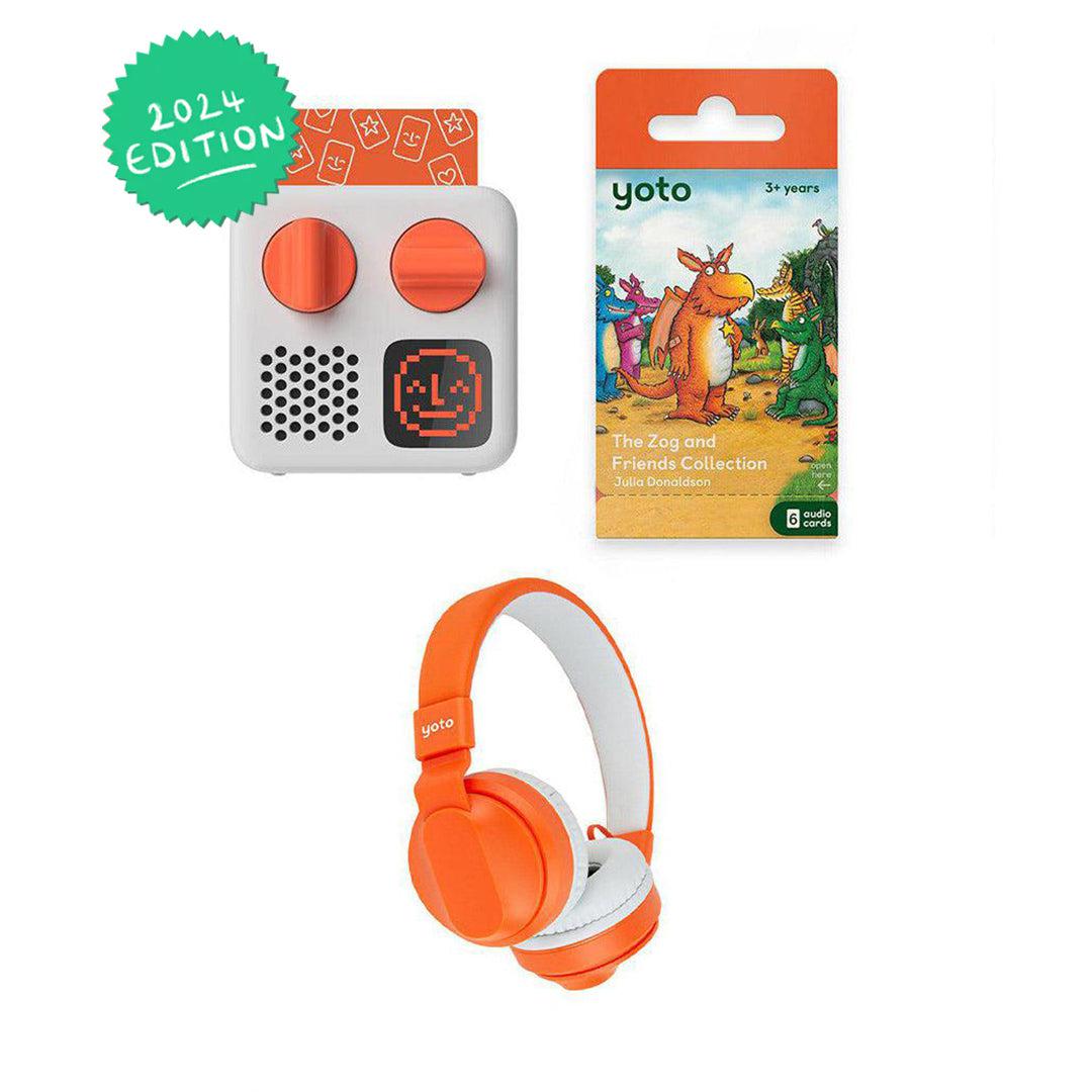 Yoto Mini Player + Zog And Friends Collection Bundle - 2024-Audio Players-With Headphones- | Natural Baby Shower