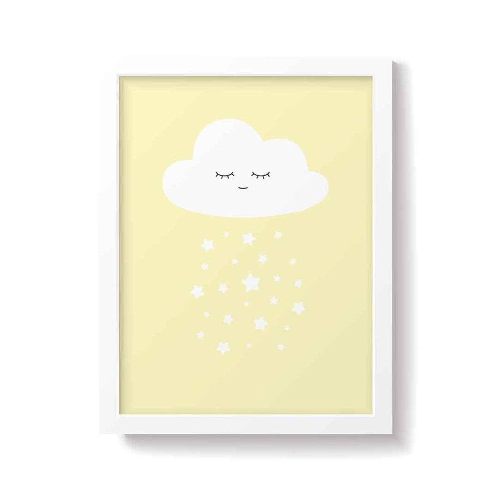 Outlet - Snuz Cloud Nursery Print - Yellow-Prints- | Natural Baby Shower