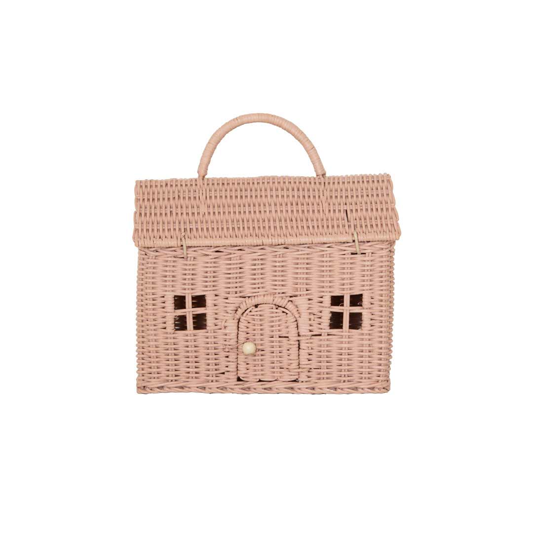 Olli Ella Casa Clutch - Rose-Play Bags + Purses- | Natural Baby Shower