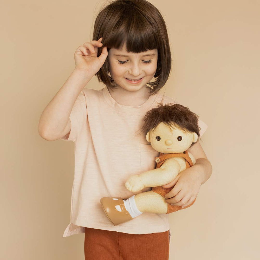 Outlet - Olli Ella Dinkum Doll - Peanut-Dolls- | Natural Baby Shower