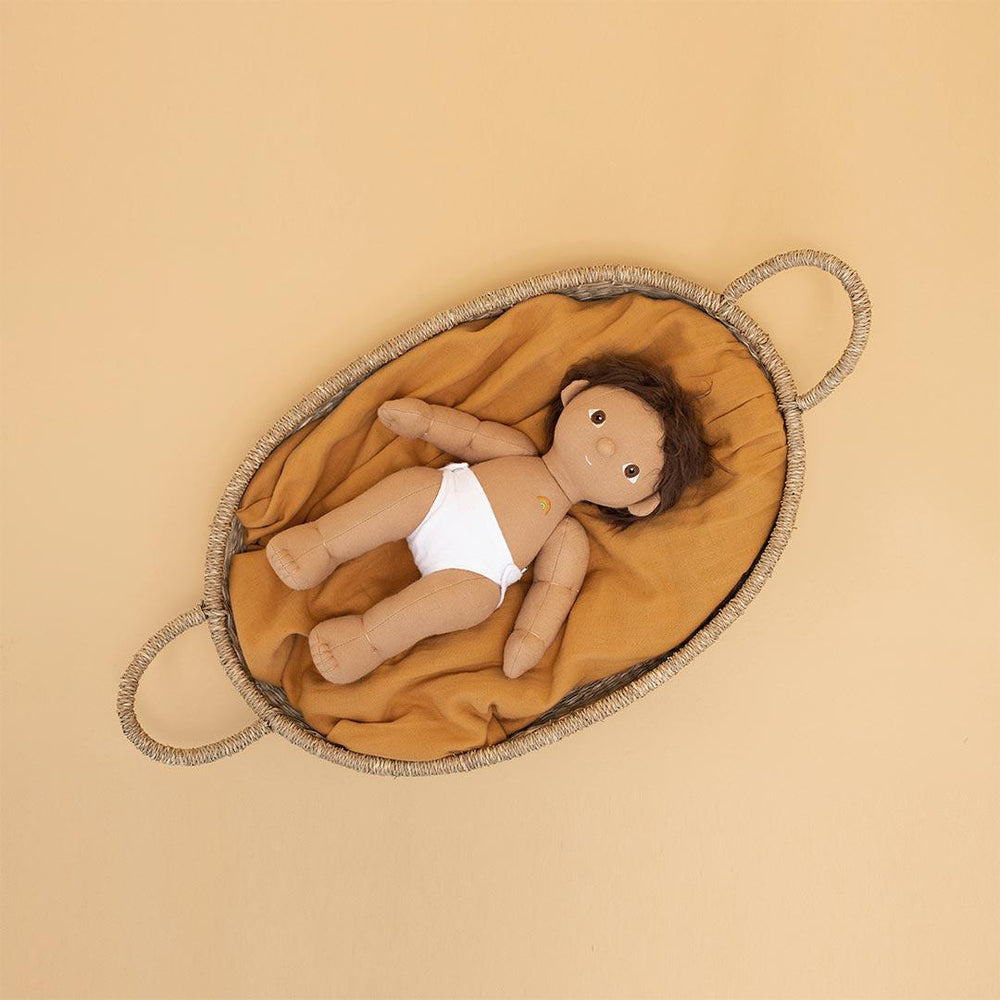 Olli Ella Dinkum Doll Nyla Basket-Dolls Accessories- | Natural Baby Shower