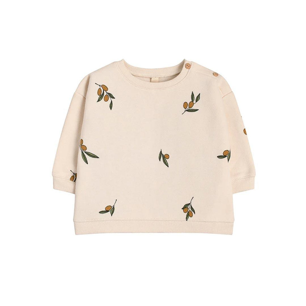 Organic Zoo Sweatshirt - Olive Garden