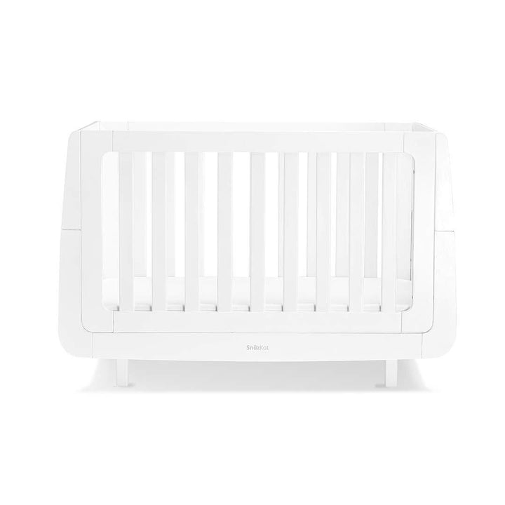 SnuzKot Mode Cot Bed - White-Cot Beds-White-No Mattress | Natural Baby Shower