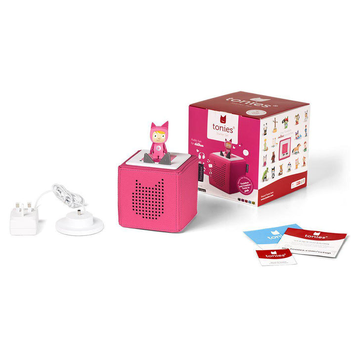 Outlet - Tonies Toniebox Starter Set - Pink-Audio Players- | Natural Baby Shower