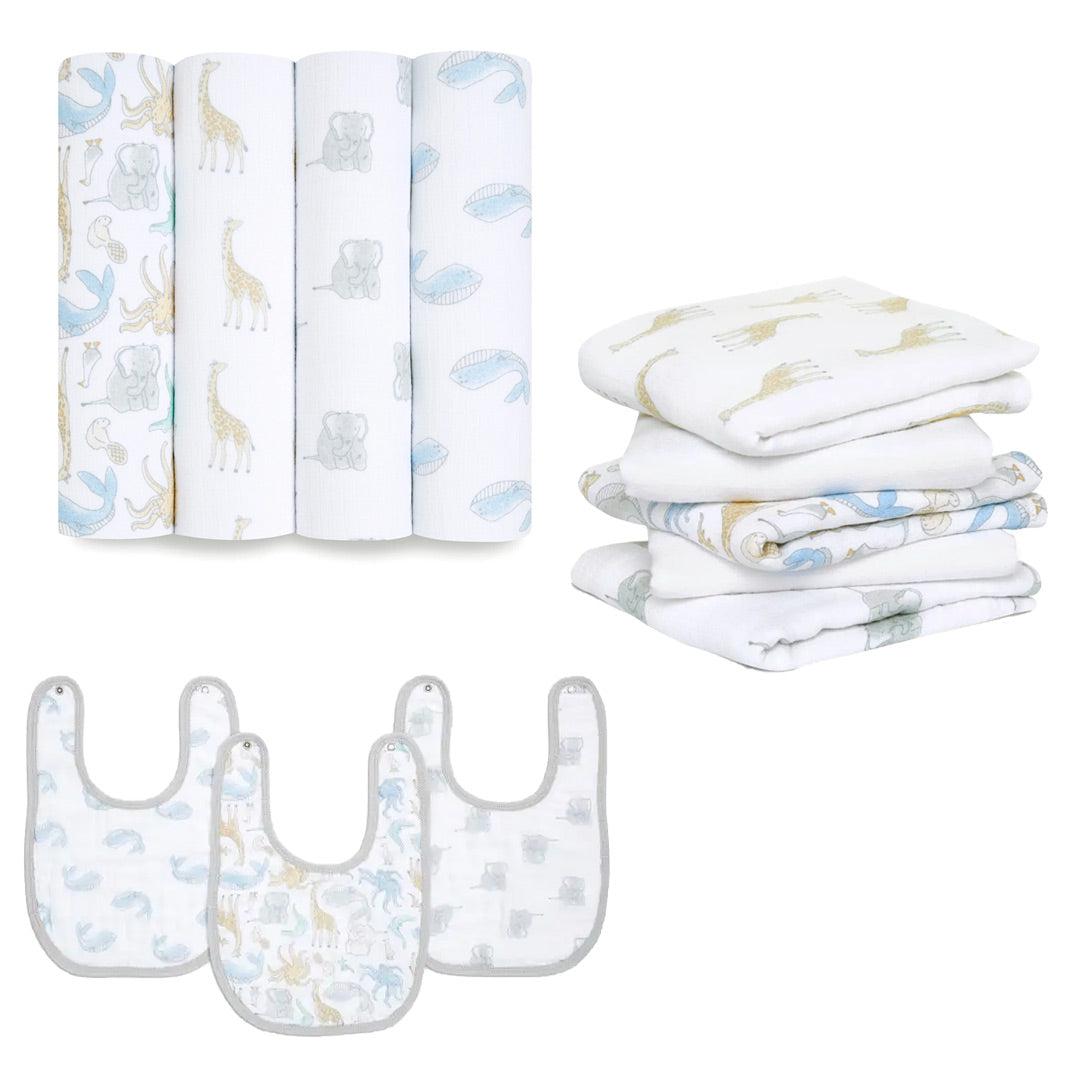 aden + anais Essentials Muslin Bundle - Natural History-Muslin Squares- | Natural Baby Shower