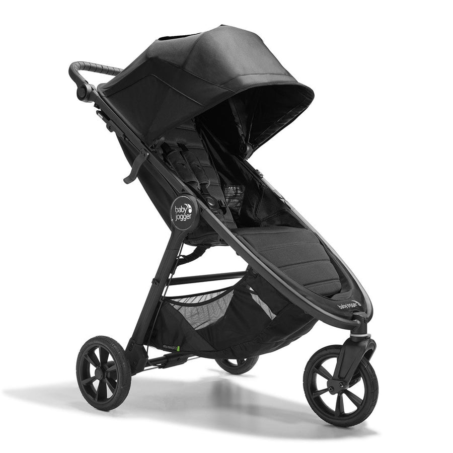 Outlet - Baby Jogger City Mini GT2 Stroller - Opulent Black-Strollers-Opulent Black- | Natural Baby Shower