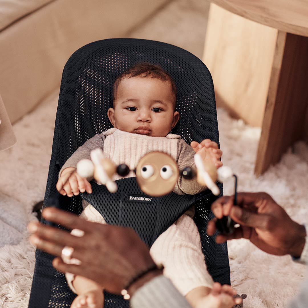 Black and white baby hot sale bouncer