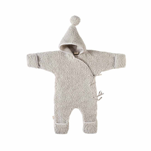 BINIBAMBA Merino Wool Snugglesuit - Cloud