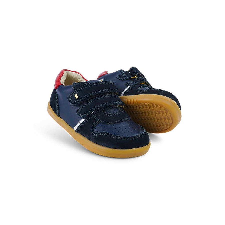 Bobux I-Walk Riley Trainers - Navy + Red-Shoes-Navy + Red-23 EU (6 UK) | Natural Baby Shower